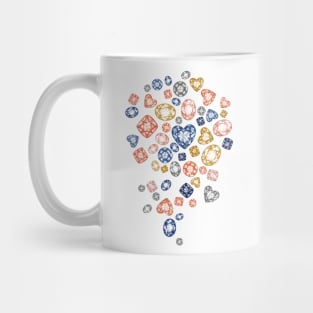 Crystal Gemstone Scatter Mug